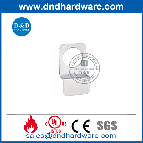 Stainless Steel Night Latch Plate with Cylinder-DDPD019