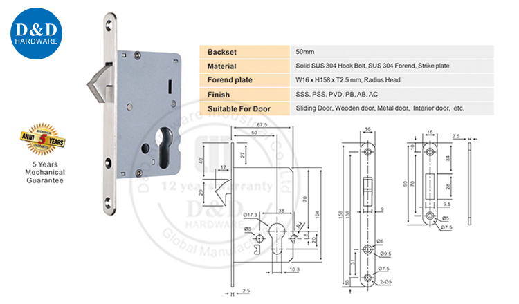 Door Lock-D &D Hardware