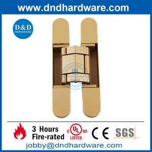 180 degree heavy duty Golden 3D Adjustable concealed Hinge for wooden door