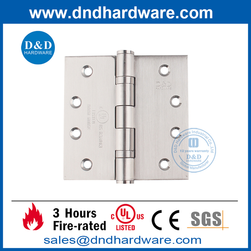 UL SS316 Fire Proof Fitting Door Hinge for Interior Door-DDSS001-FR-4X4X3
