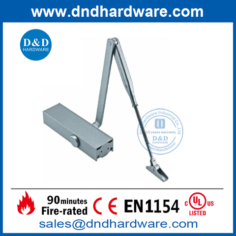 Quiet Aluminium Overhead Hydraulic Internal Door Closer-DDDC011
