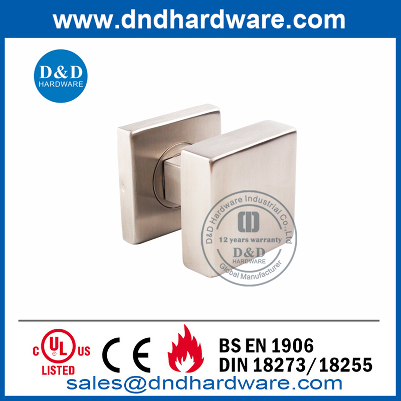 Grade 304 Square Door Knob Handle for Internal Door-DDTH030