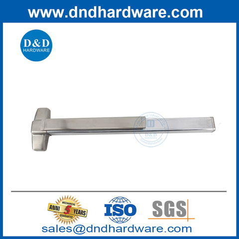 Stainless Steel And Aluminium Door with Panic Hardware Mortise Lock Panic Bar-DDPD302