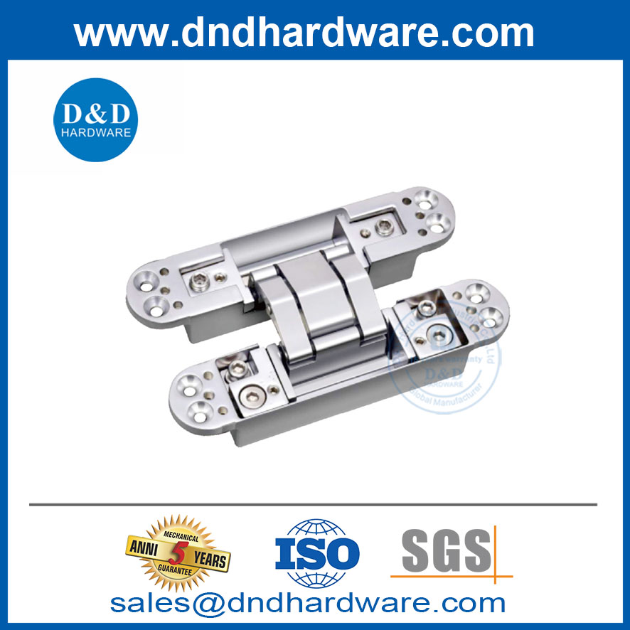 3D Adjustable Hinges Zinc Alloy And Aluminium Concealed Hinges for Doors-DDCH011