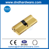 Solid Brass EN1303 Double Opening 70mm Satin Brass Door Lock Cylinder with Optional Colors-DDLC003
