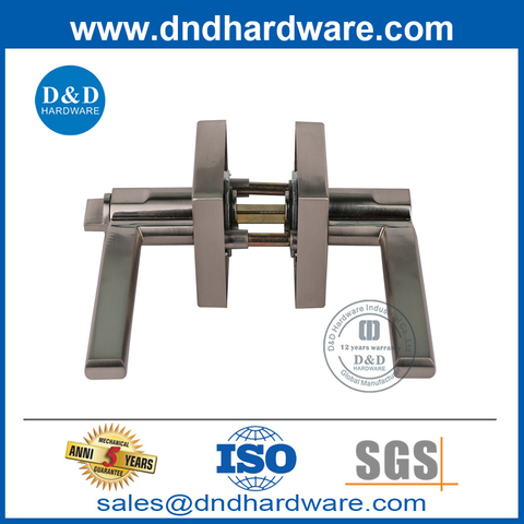 Privacy Function Zinc Alloy Door Lever Lockset with Push Button-DDLK090