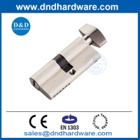 European EN1303 Solid Brass Key Lock Cylinder Single Cylinder with Turn-DDLC002