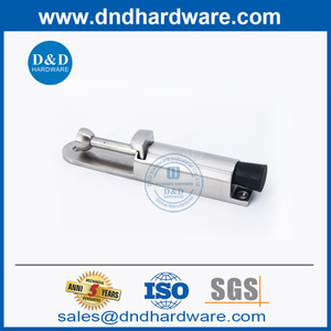 Stainless Steel Spring Foot Operated Door Stopper on Door-DDDS034