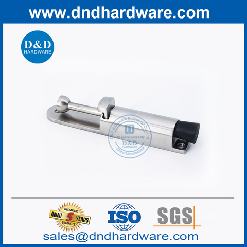 Stainless Steel Spring Foot Operated Door Stopper on Door-DDDS034