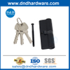 High Quality Brass Cylinder 80mm Double Keys Factory Black Door Lock Cylinder-DDLC003
