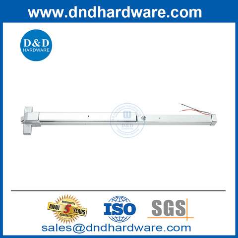 Electric Exit Devices Stainless Steel Commercial Exteior Doors with Panic Bar Alarm-DDPD031