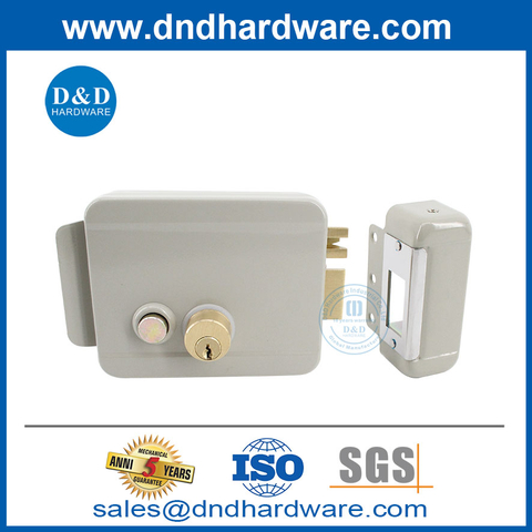 Smart Security Lock Hardware 12V Electric Rim Door Lock Manufacturers-DDRL044