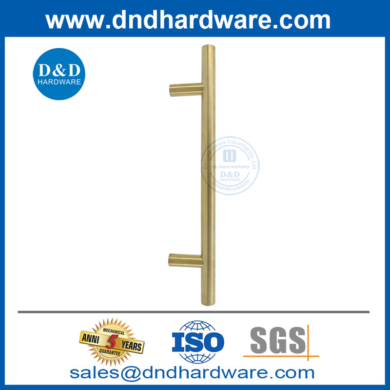 Gold Pull Handles Stainless Steel Long Door Handles for Front Doors-DDPH031