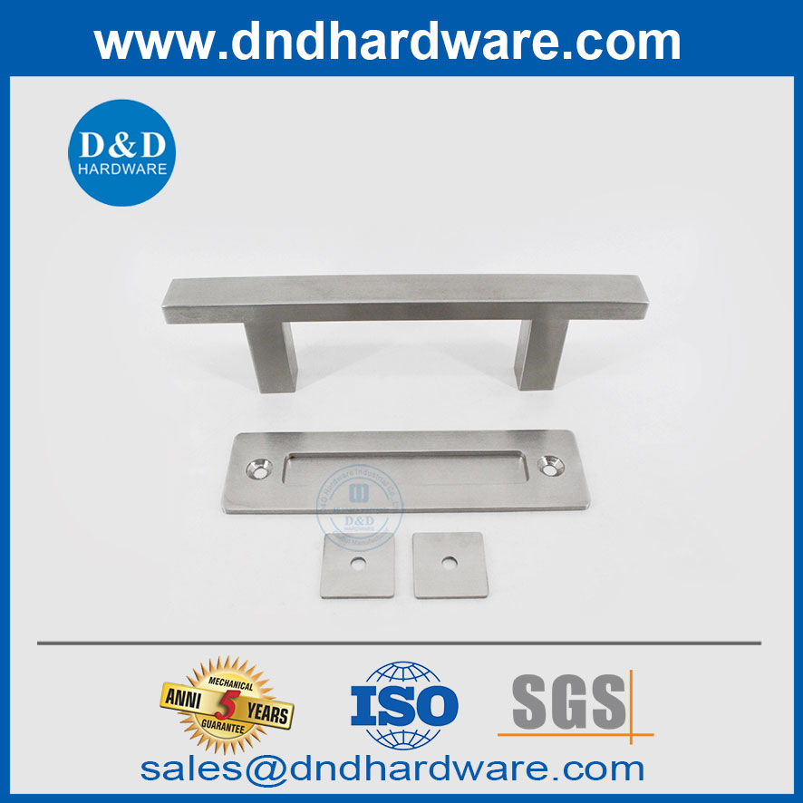 Stainless Steel Design Pull And Flush Barn Door Set Sliding Barn Door Handles-DDBD103