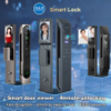Intelligent Linkage Front Door Handle Smart Remote Capture Fingerprint Lock-DDDL002