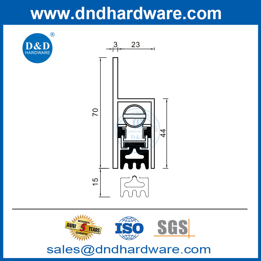 drop down door sweep