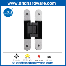 EN1935 Zinc Alloy Black 3D Fire Concealed Door Hinge with Sanding Cover-DDCH008-G40