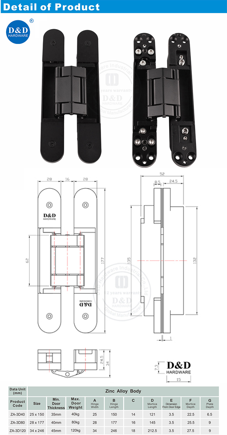 Modern Door Hinge