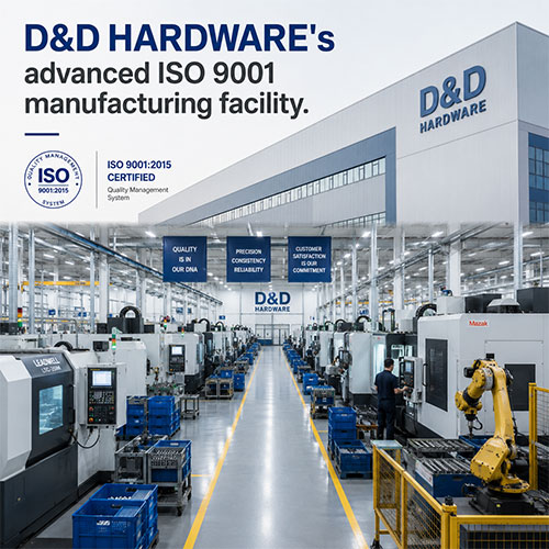 D&D HARDWARE's advanced ISO9001 manufacturing facility.