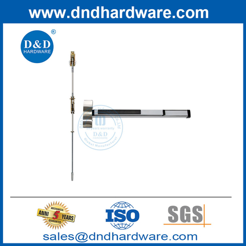 concealed vertical rod panic device