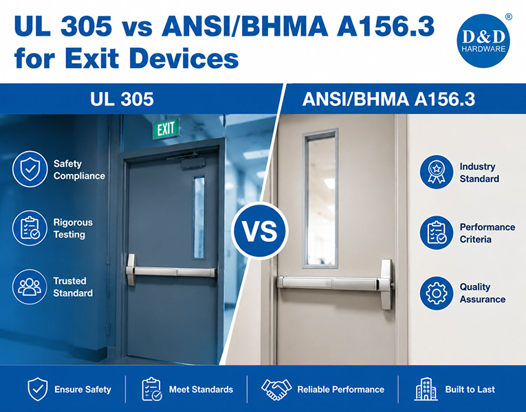 UL 305 vs ANSI/BHMA A156.3 for Exit Devices