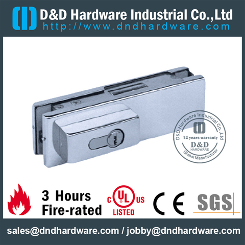 Stainless Steel Security Patch Fitting Lock for Office Glass Door –DDPT004