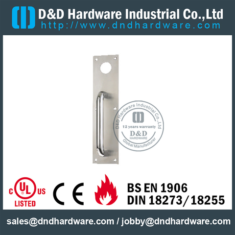 Stainless Steel 304 Night Latch Plate for Metal Doors work with Cylinder-DDPD011