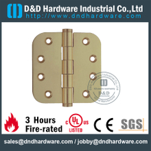 DDBH009-Solid Brass Plain Joint Round Corner Hinge for Aluminum Doors 
