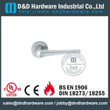 Stainless Steel 304 Interior Designer Solid Lever Handle for Hollow Metal Doors -DDSH022