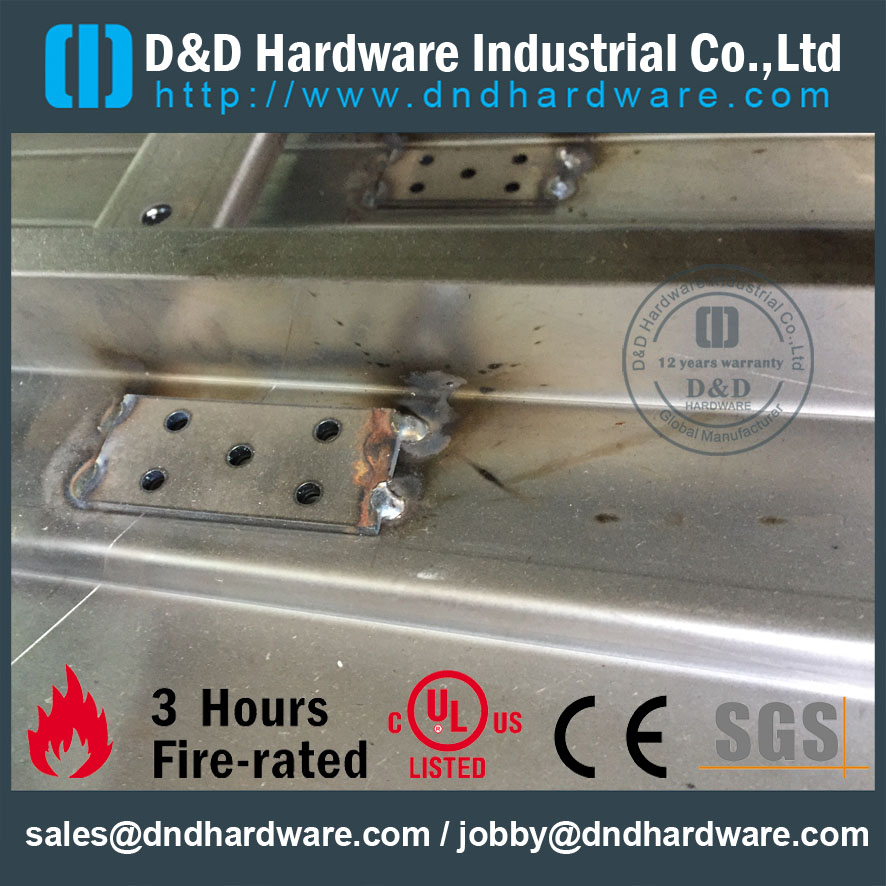 Stainless Steel 304 Flag Hinge for Fire-Rated Steel Door