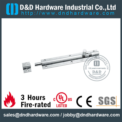 Stainless Steel 304 Surface Barrel Bolt for Interior Wooden Door-DDDB024