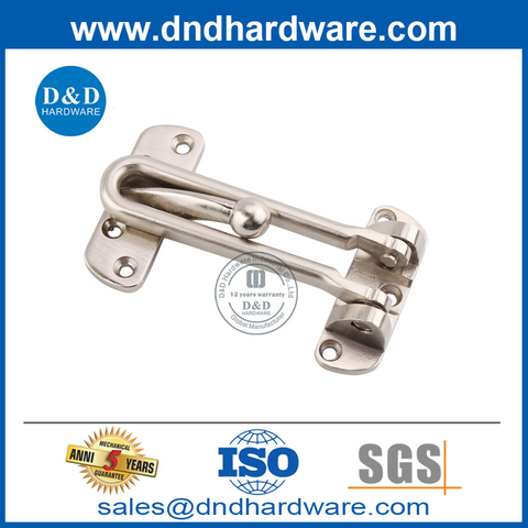 Good Quality Zinc Alloy Safety Door Guard for Wooden Door-DDDG001