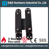 180 degree Black Sanding lid heavy duty 3D Adjustable Concealed Hinge for metal door-DDCH008-G40