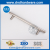 Silver Stainless Steel T Bar Single Side Pull Handle for Entry Glass Door-DDPH021