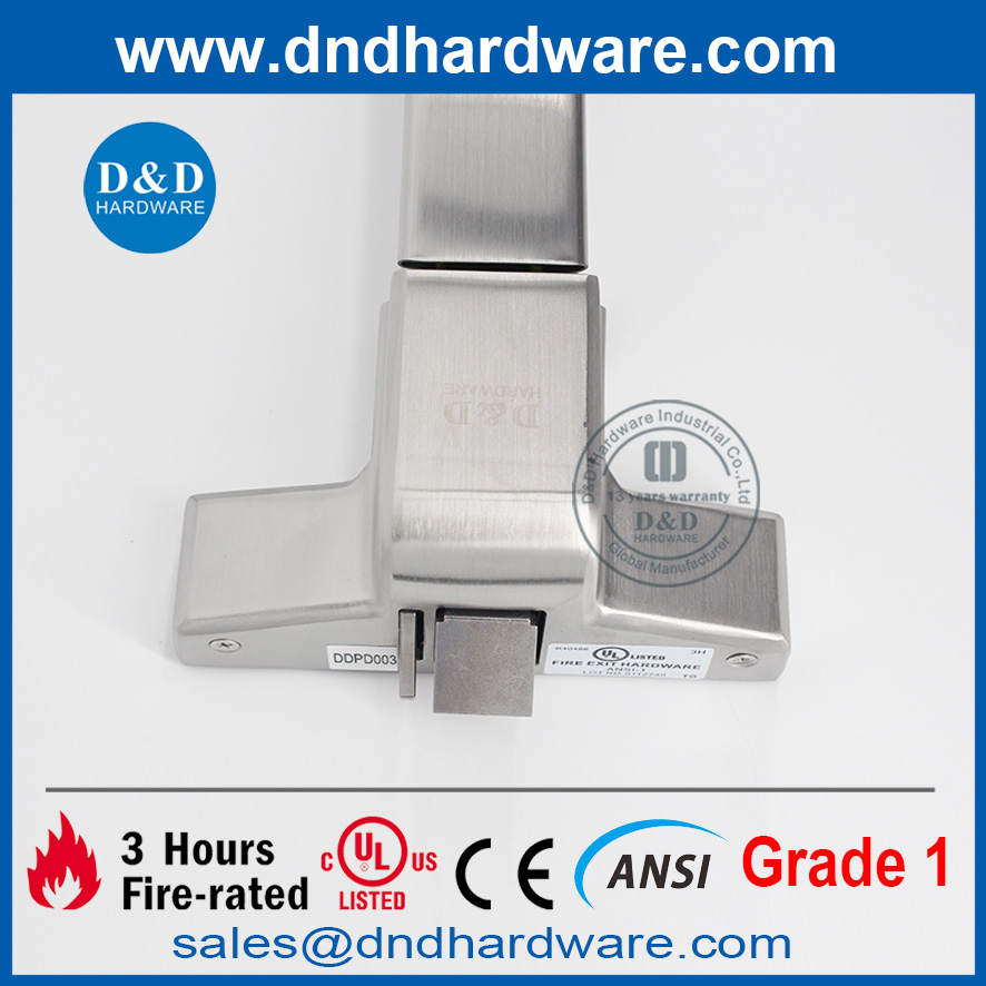ANSI UL Stainless Steel Rim Exit Device Fire Door Hardware -DDPD003