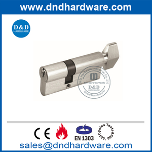 Solid Brass BS EN1303 Single Lock Cylinder with Turn-DDLC002