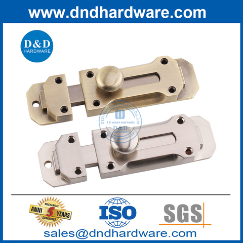 Heavy Duty Zinc Alloy Safety Slide Barrel Type Door Bolt-DDDB025
