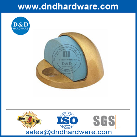 Best Unique Brass Hemisphere Round Outdoor Door Stop-DDDS005