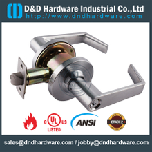 Fire Rated Door Hardware UL ANSI Grade 2 Tubular Knob Lock for Smoke Door-DDLK011