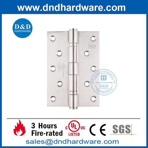 Stainless Steel 304 UL Fire Door Hinge for Exterior Door-DDSS005-FR
