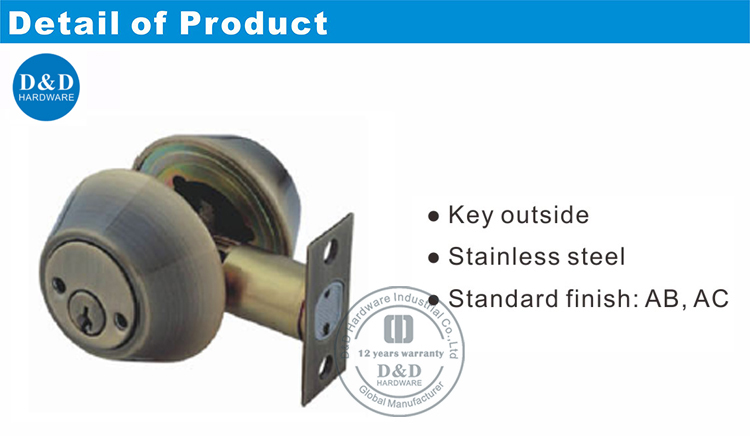 Stainless Steel Lever set-DDLK007-D&D Hardware