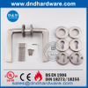 Silver Stainless Steel Hollow Lever on Rose Door Handle-DDTH034