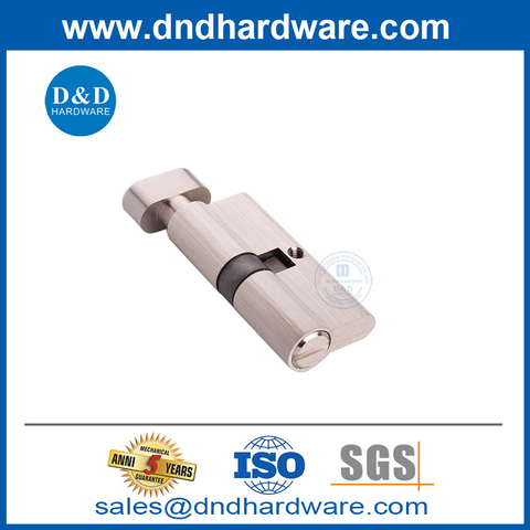 Bathroom Privacy Cylinders Euro Solid Brass Mortise Lock Cylinder With Thumbturn-DDLC007
