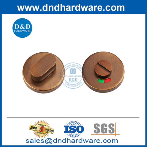 AISI 304 Antique Brass Thumbturn and Release with Indicator-DDIK002