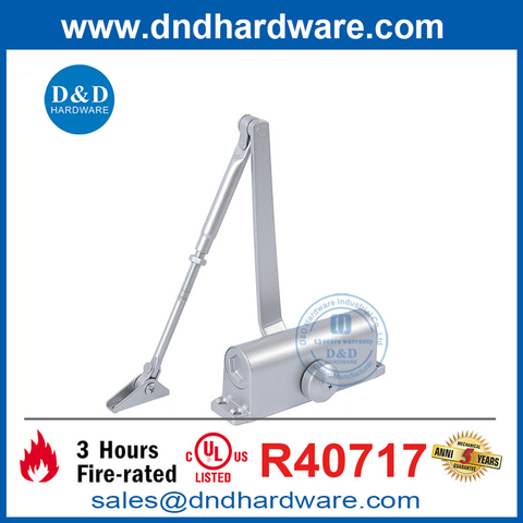 Quiet Spring Loaded Parallel Arm Fire Rated Door Closer with UL Certificate-DDDC037