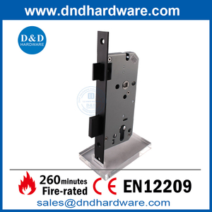 EN12209 Door Key Lock Types Interior Door Hardware Black Entrance Door Locks-DDML009 