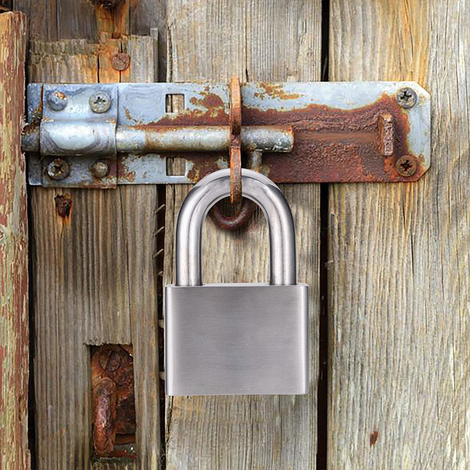 Stainless Steel Heavy Duty Padlocks Waterproof Rust Proof Master Key Padlock-DDPL005