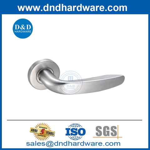 Stainless Steel Interior Door Handle for Metal And Wooden Door-DDTH038