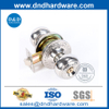Zinc Alloy Polish Chrome Door Knob Handle Lock Set for Outdoor Door-DDLK063