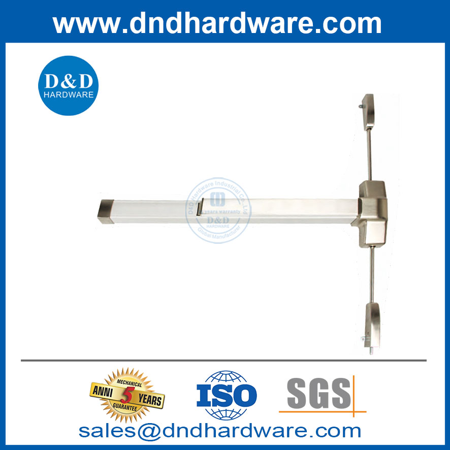 Vertical Rod Exit Hardware Stainless Steel Panic Bar Exit Device-DDPD002